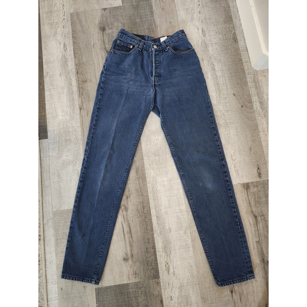 Vintage 90s Levi’s 17501 Women's High Rise Mom Tapered Jeans Made in USA 25x31